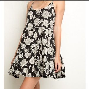 Brandy Melville boho floral Jada mini dress.